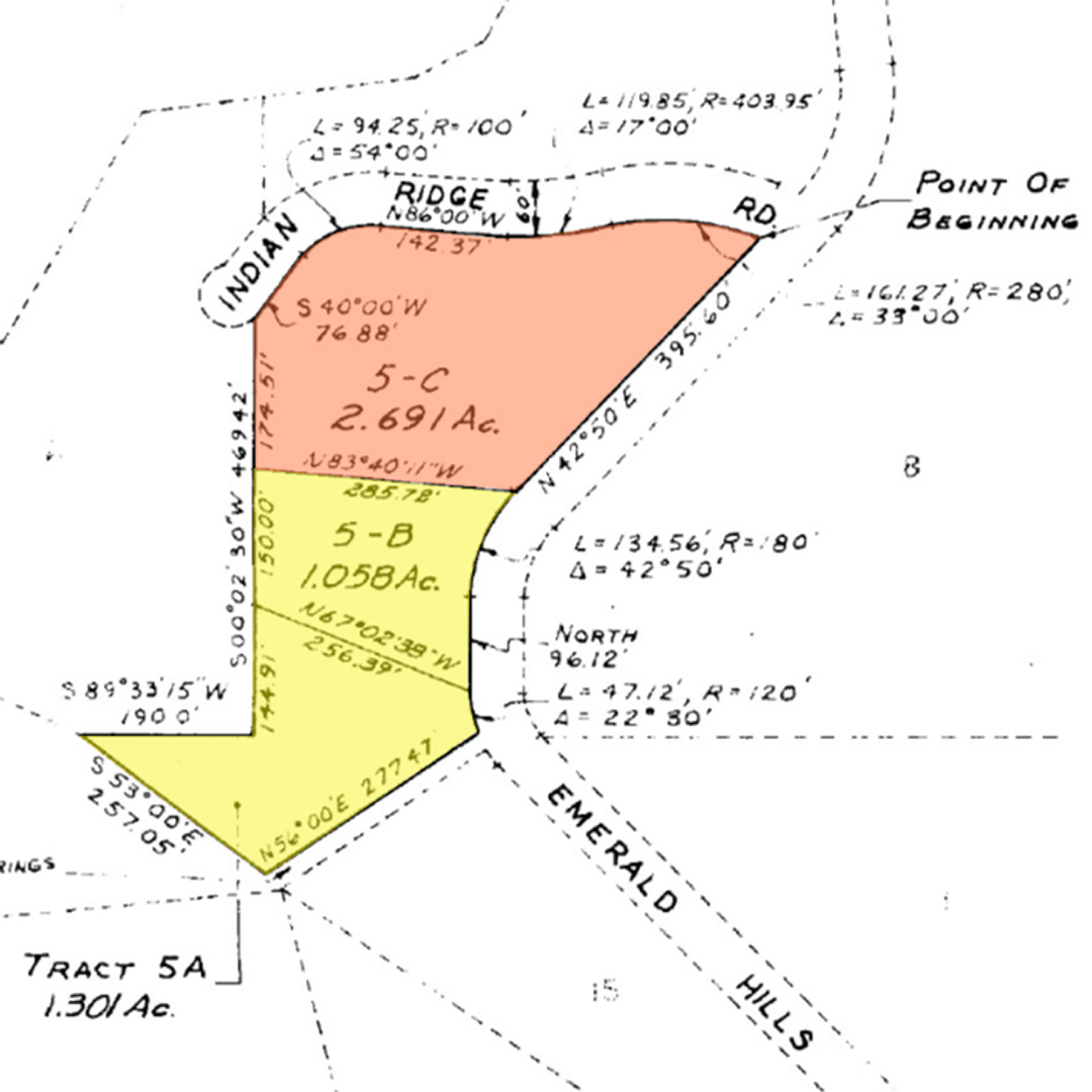 2 lots, 5 total acres